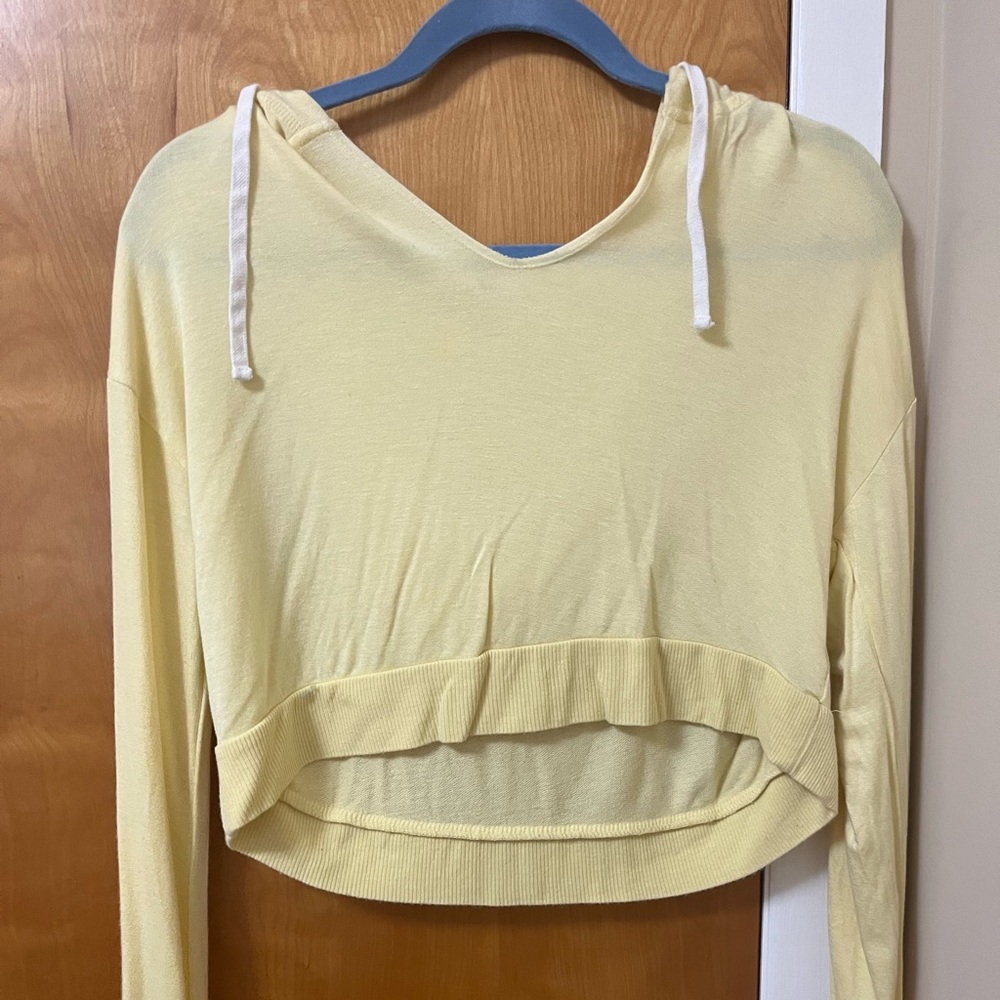 Cropped hoodie